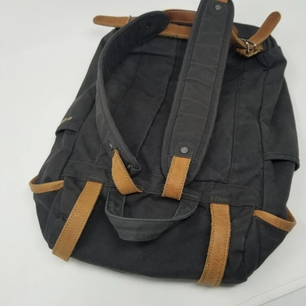 Fjallraven Rucksack No.21 Medium Wax Canvas G-1000 Backpack Brown - Picture 8 of 16